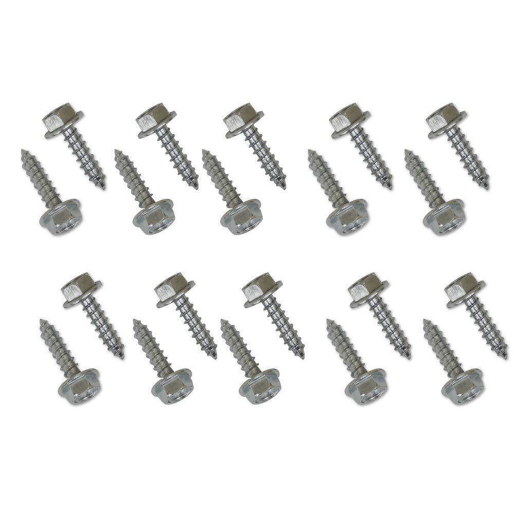 SNAPLOC 1/4 in. x 1 in. Hex Washer Head Lag Screws for ETracks (20