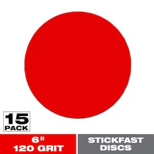 6 in. 120-Grit ROS StickFast Sanding Discs