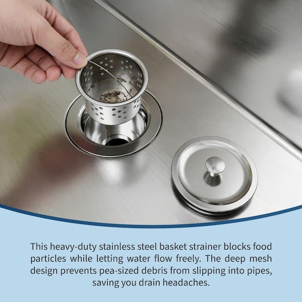 33 in. Undermount 50/50 Double Bowl 18-Gauge Stainless Steel