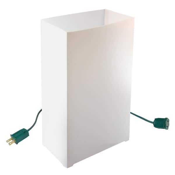 LUMABASE Electric LED Luminaria Kit- White (6-Count)
