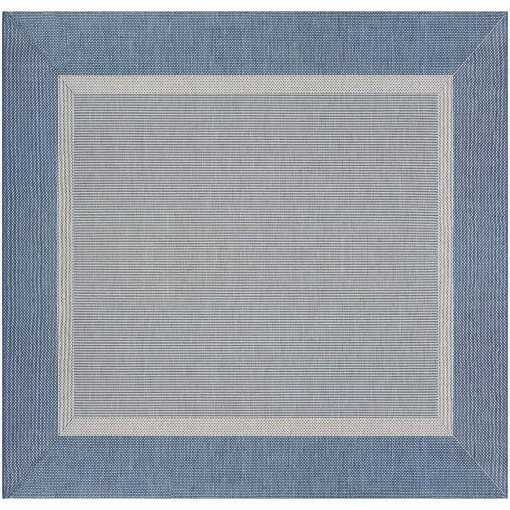 Reviews for Couristan Recife Stria Texture Ivory Blue 8 ft x 8 ft Reviews for Couristan Recife Stria Texture Ivory Blue 8 ft x 8 ft