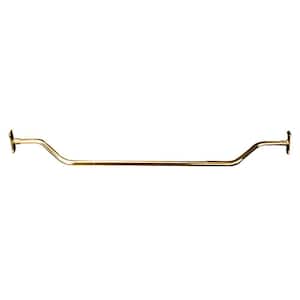 60 in. Cellini Shower Rod in Polished Brass