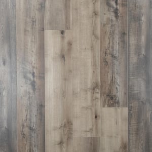 Take Home Sample - Abottsbury Maple Multi-Colored 7 mm T x 8 in. W x 7 in. L Laminate Floor Tile