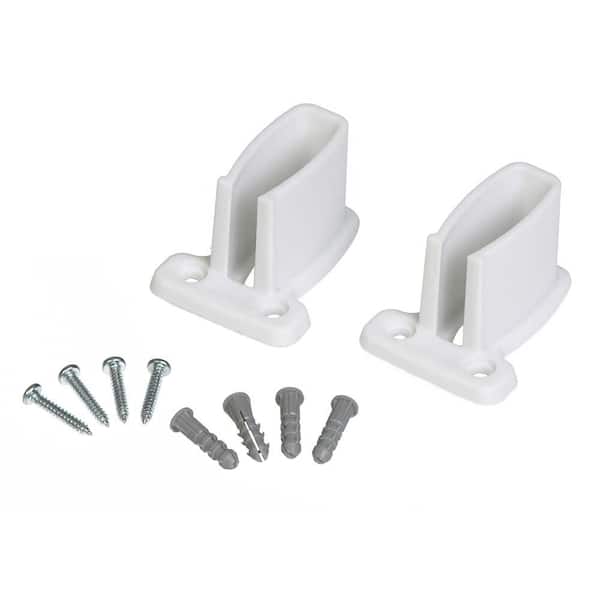 Closetmaid Preloaded Wall Brackets For, Closetmaid Wire Shelving Hardware