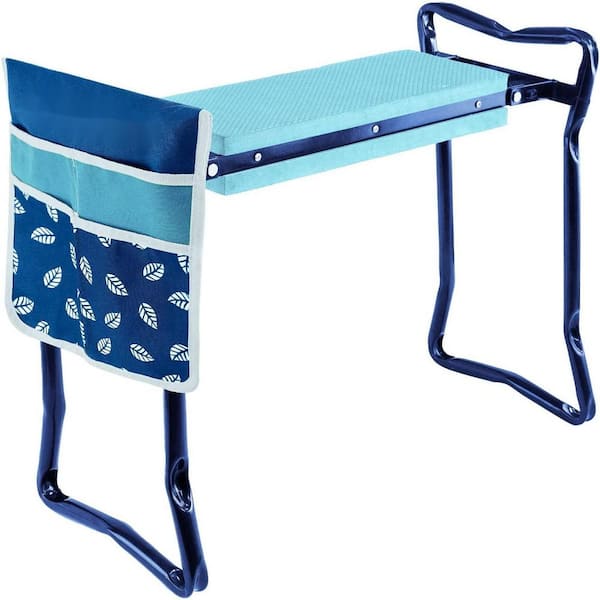 Cubilan Garden Kneeler and Seat with Tool Pouch, 2 in 1 Foldable Garden Bench