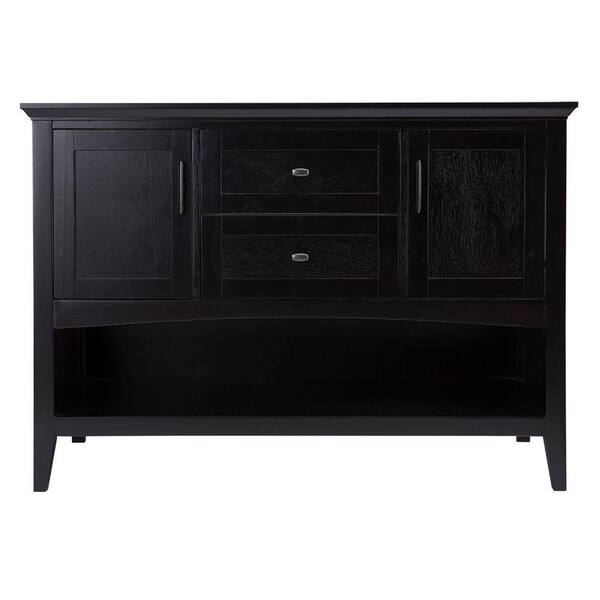 Unbranded Brattleby 48 in. Vanity Cabinet Only in Espresso
