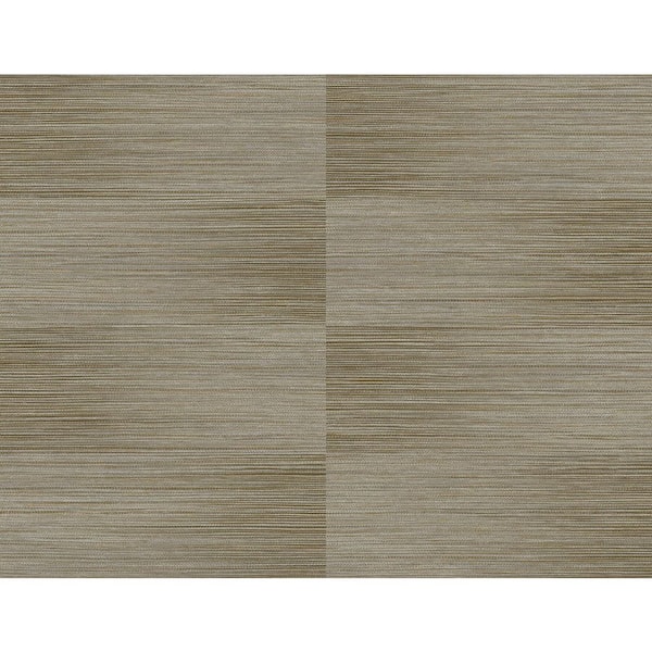Seabrook Designs 60.75 sq. ft. Sand Moston Blocks Embossed Vinyl Unpasted Wallpaper Roll