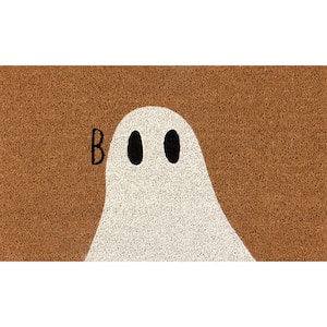 Boo Ghost 18 in. x 30 in. Coir Doormat