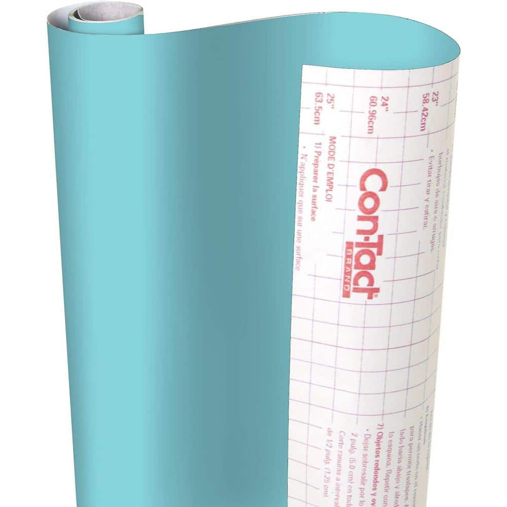 Con-Tact Creative Covering 18 in. x 16 ft. Teal Self-Adhesive Vinyl Drawer  and Shelf Liner (6 Rolls) 16F-C9A3W2-06 - The Home Depot