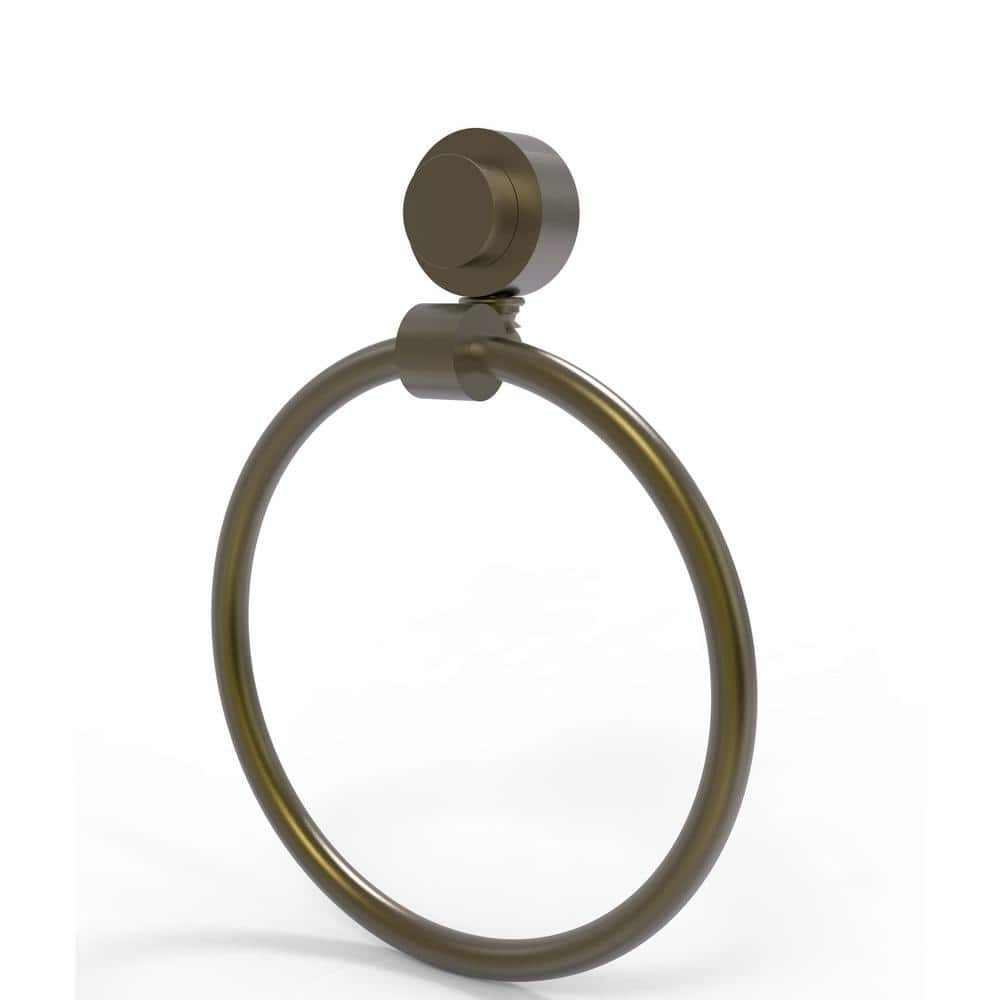Antique Brass 6" Wall Mounted Towel Ring