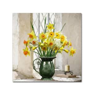 14 in. x 14 in. "Daffodils" by The Macneil Studio Printed Canvas Wall Art