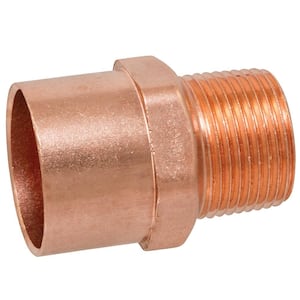 1/2 in. x 3/4 in. Copper Pressure Cup x MIP Male Adapter Fitting