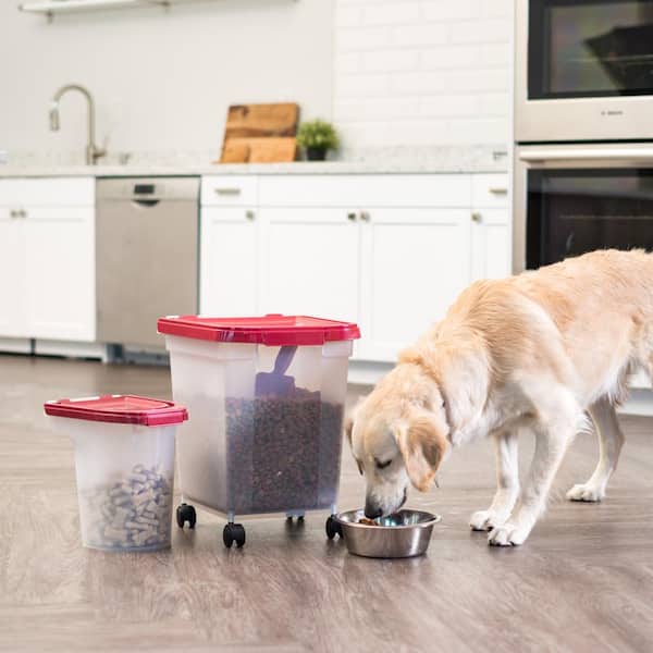 Iris Brown Airtight Pet Food Storage Container Combo, Pack of 3