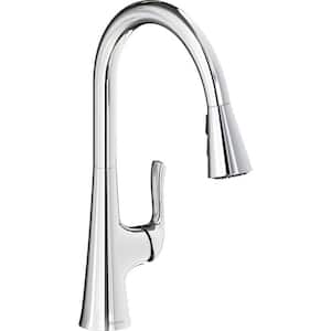 Harmony Single-Handle Pull-Down Sprayer Kitchen Faucet in Chrome