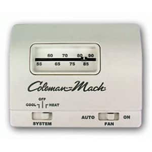 Wall-Mount Analog Thermostat 7330B3441 - Heat/Cool, White