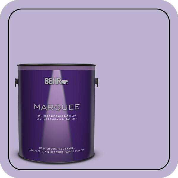 BEHR MARQUEE 1 gal. #M560-3 Grape Hyacinth Eggshell Enamel Interior Paint & Primer