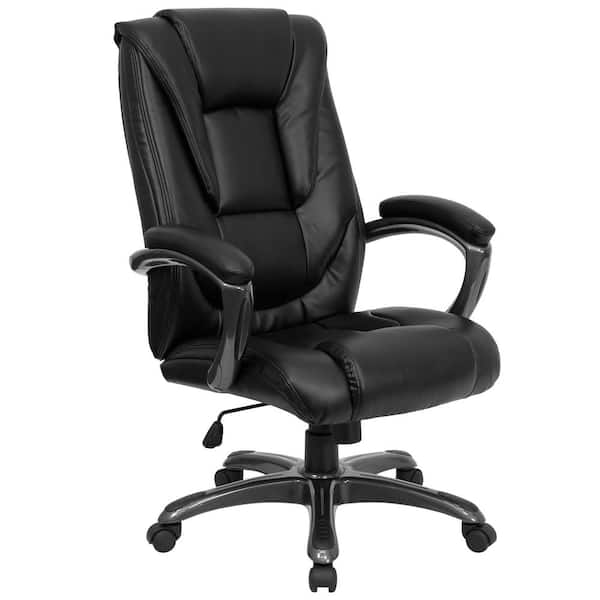 Black leather ergonomic office chair new arrivals