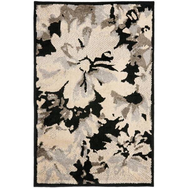 Safavieh Kashmir Black/Ivory 3 ft. x 5 ft. Area Rug