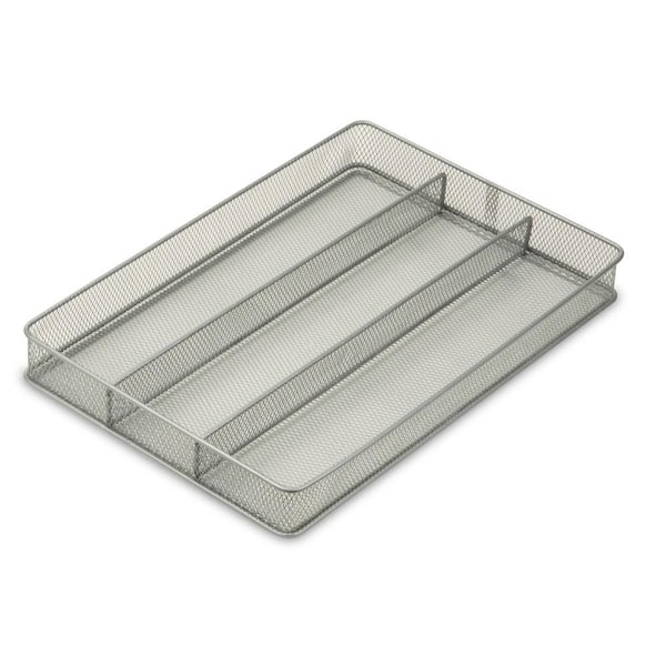 Honey-Can-Do 2 in. x 11 in. x 16 in. Steel Mesh Drawer Organizer Tray