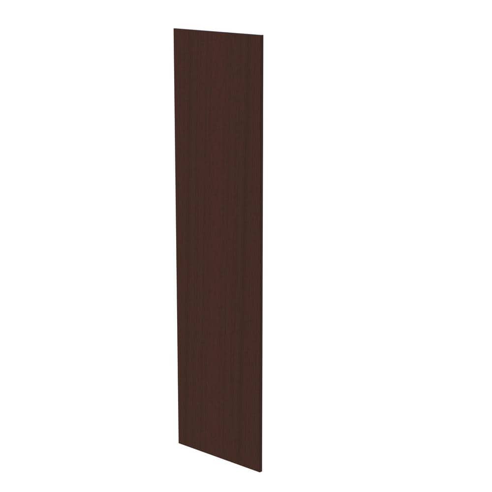 Newport 0.75 in. W x 24 in. D x 96 in. H in Manganite Stained Refrigerator 
