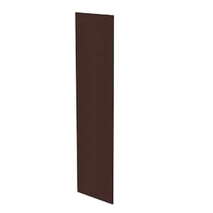 Newport 0.75 in. W x 30 in. D x 96 in. H in Manganite Stained Refrigerator End Panel