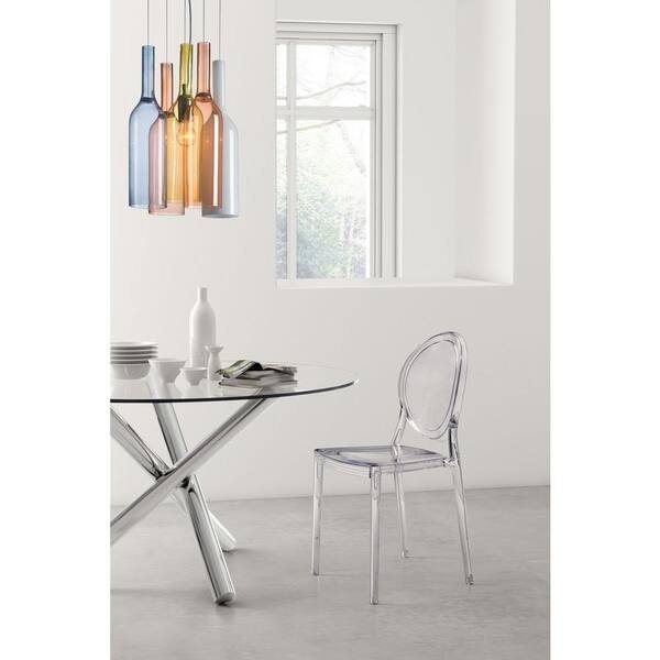 ZUO Specter Clear Dining Chair (Set of 2)