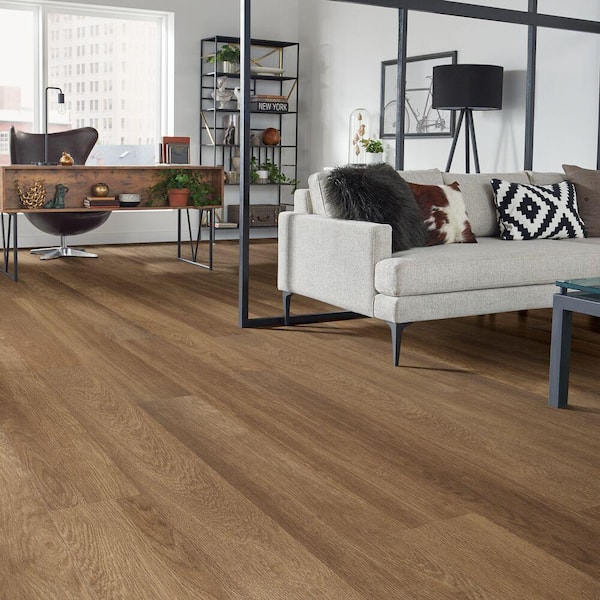 RenoVantage Pro Honeycomb 12 mil 6.5 in. W x 48 in. L Glue Down Waterproof Vinyl Tile Flooring (38.88 sq. ft./ctn)