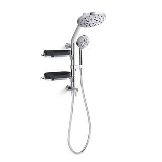 Kohler 20999-CP Statement VES Kit Colonna Doccia 1.5 Gpm - Cromato, Soffione Orientabile 360°