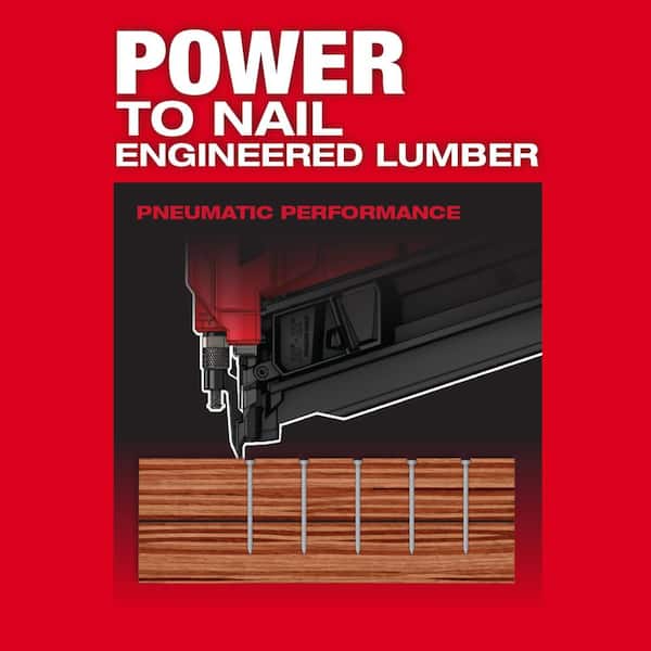 Milwaukee - M18 FUEL 3-1/2 in. 18-Volt 21-Degree Lithium-Ion Brushless Cordless Framing Nailer (Tool-Only)