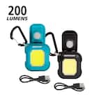 2-Pack Defiant Mini Rechargeable Multi-Use Utility Light