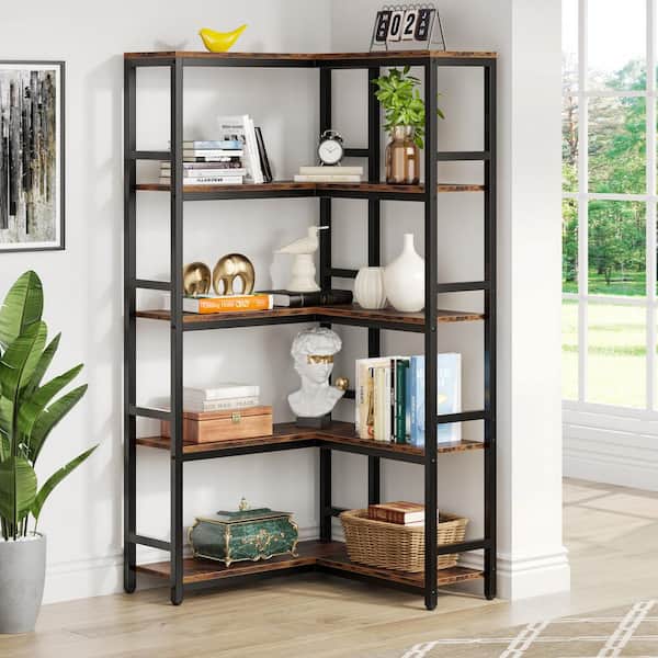 https://images.thdstatic.com/productImages/07bb9b61-005c-4ce8-8e87-31bc114c5e71/svn/rustic-brown-tribesigns-bookcases-bookshelves-tjhd-qp-0632-a0_600.jpg