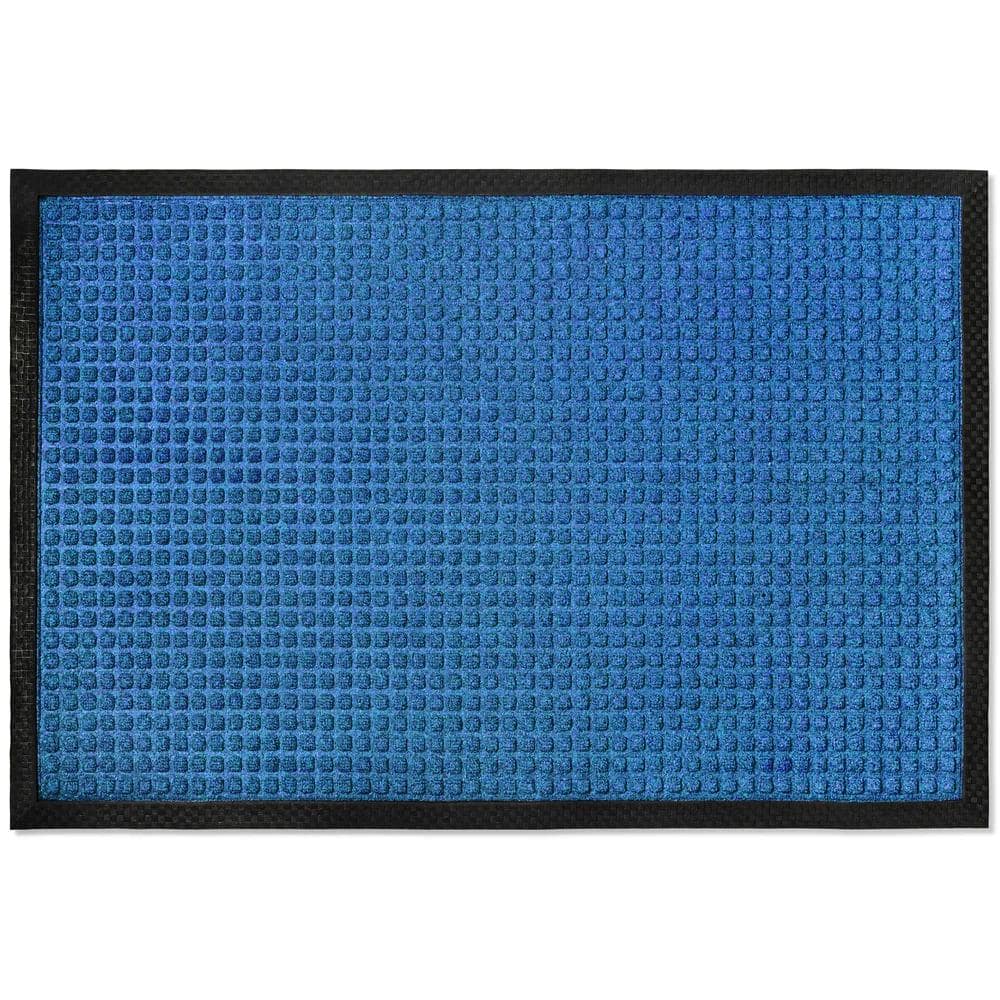 Indoor Outdoor Doormat Blue 24 in. x 36 in. Button Floor Mat price history on PriceWatchPro