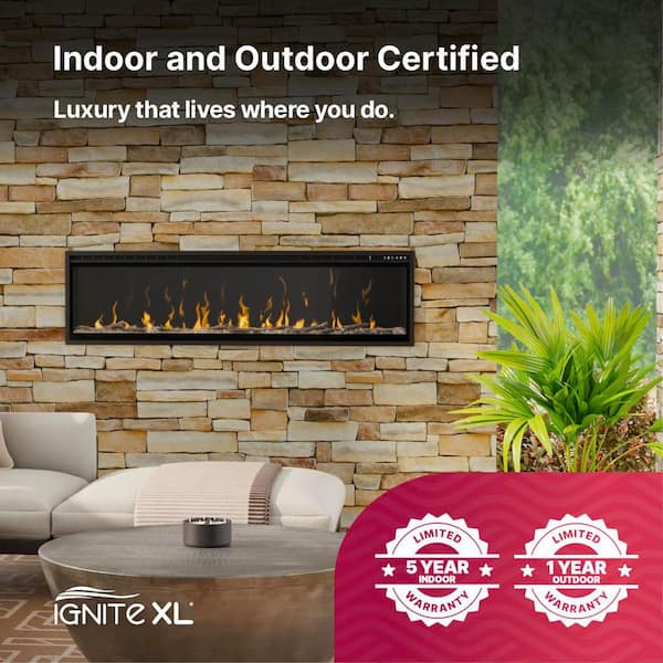 Dimplex IgniteXL 74 in. Built-In Linear Electric Fireplace Insert