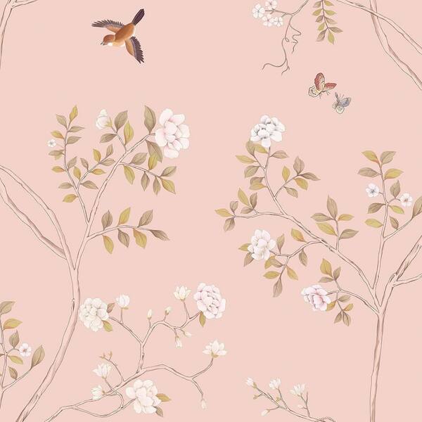 Pink Floral Contact Paper Peel and Stick Waterproof Wallpaper Roll ...
