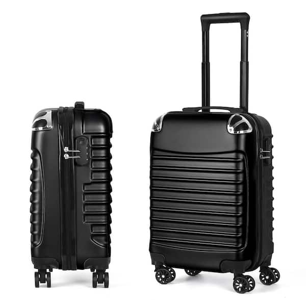 HIKOLAYAE Carry On Luggage, 20 in. Hardside Suitcase ABS Spinner ...