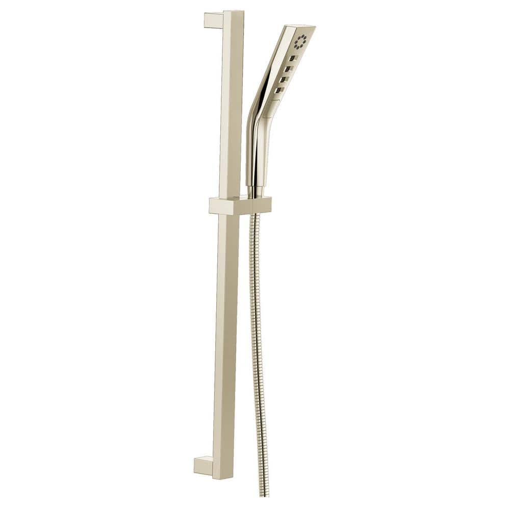 Delta 3-Spray Patterns 1.75 GPM 1.81 in. Wall Mount Handheld Shower ...