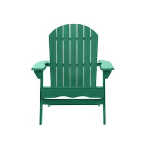 Carla Dark Green Wood Adirondack Chair