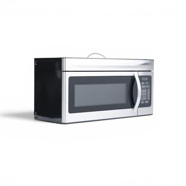 1.6 cu. ft. Over the Range Microwave, Stainless Steel, Glass Turntable, Plus 30 Seconds, 1000-Watt, 10 Power Levels