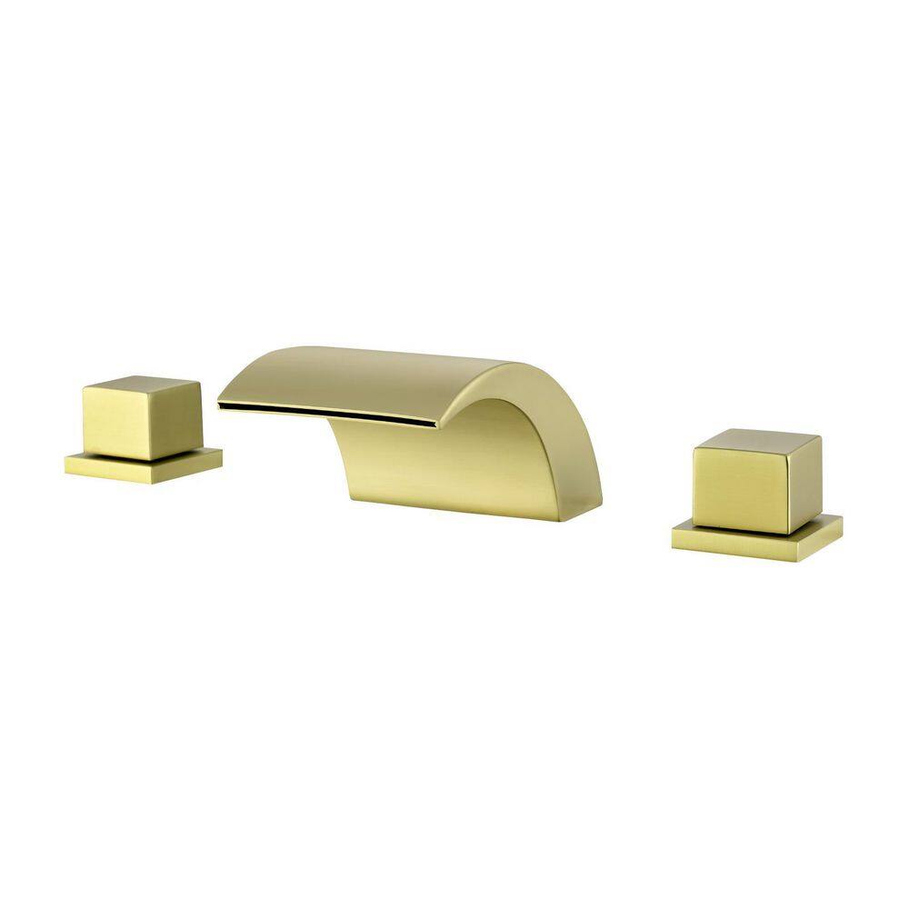 8 in. Widespread Double Handle Bathroom Faucet in Gold price history on PriceWatchPro