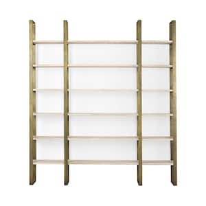 Mariana Gold 6 Tiers Metal Shelving Unit (10.5 in. x 90 in. x 80 in.)