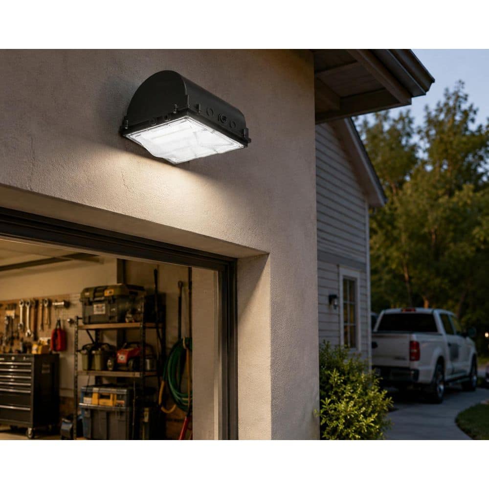 Commercial LED Bronze Dim 5000K Photocell Security Outdoor Wall Pack Light 130W with 6Packs, 19500LM, price history on PriceWatchPro