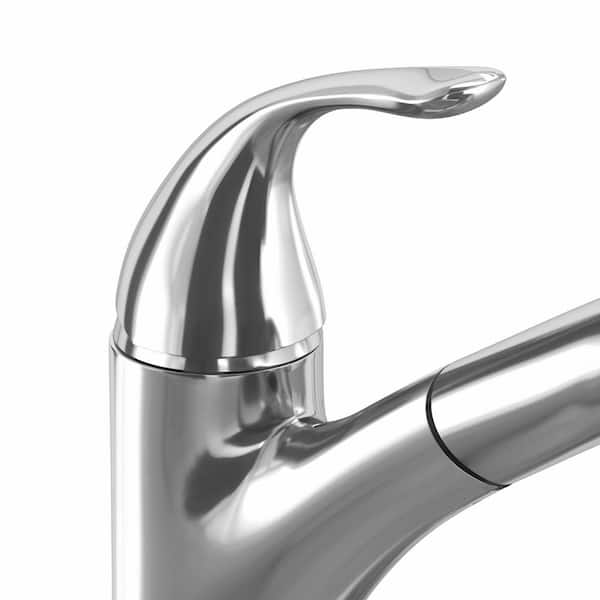 Chrome for sale online Glacier Bay Market Single-Handle Pull-Out Sprayer Kitchen Faucet 