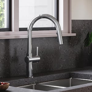Clarus Touchless Single Handle Pull Down Sprayer Kitchen Faucet in Polished Chrome