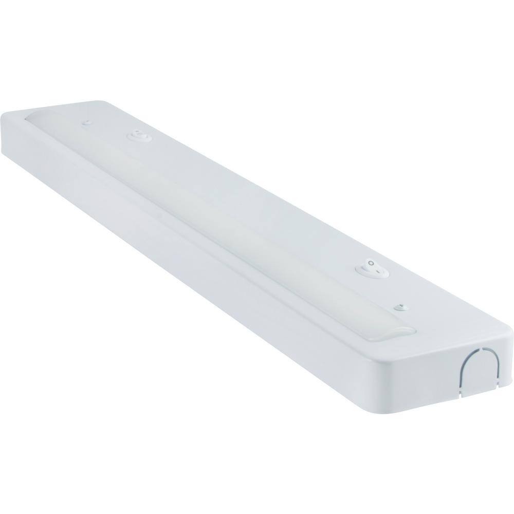 Enbrighten Direct Wire 18 in. LED White Under Cabinet Light (16-Pack)