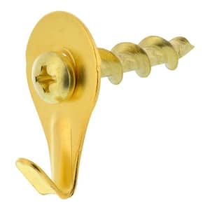 10-Piece Brass Borefast Self Drilling Screw with Utility Hook