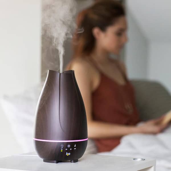 HealthSmart Aromatherapy Essential Oil Diffuser and Cool Mist Humidifier, 500ml