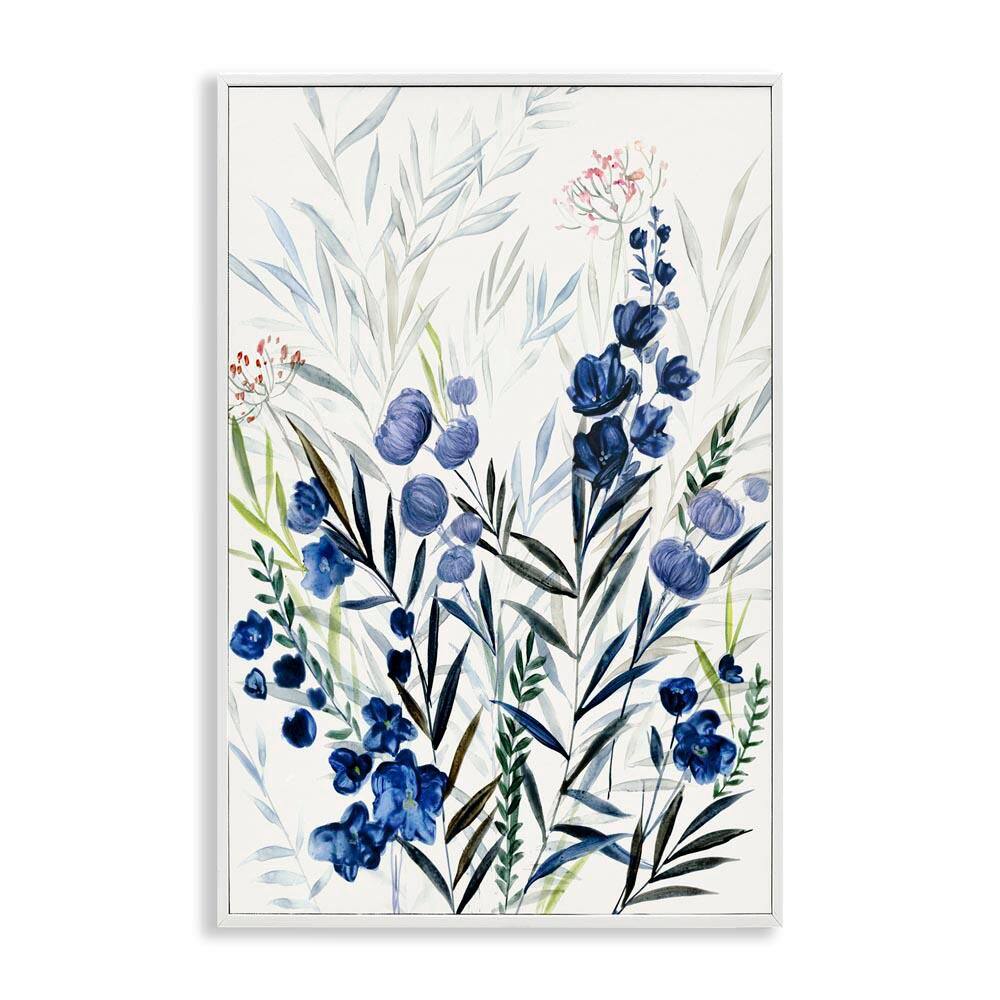 Varied Indigo Herbs by Hannah Dawson White Framed Nature Giclee Art Print 30 in. x 20 in. price history on PriceWatchPro