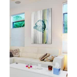 60 in. H x 40 in. W "Water Flower" by Parvez Taj Printed Canvas Wall Art