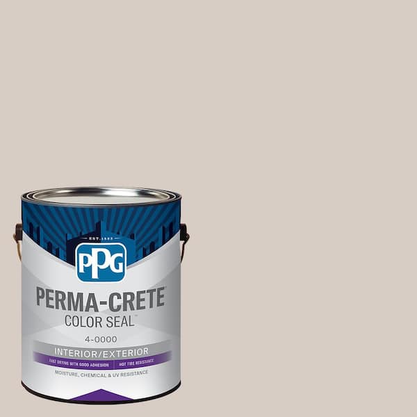 Perma Crete Color Seal 1 Gal Ppg18 02 River Rock Satin Interior Exterior Concrete Stain 02pc 1sa - Vista Paint White Shadow Color