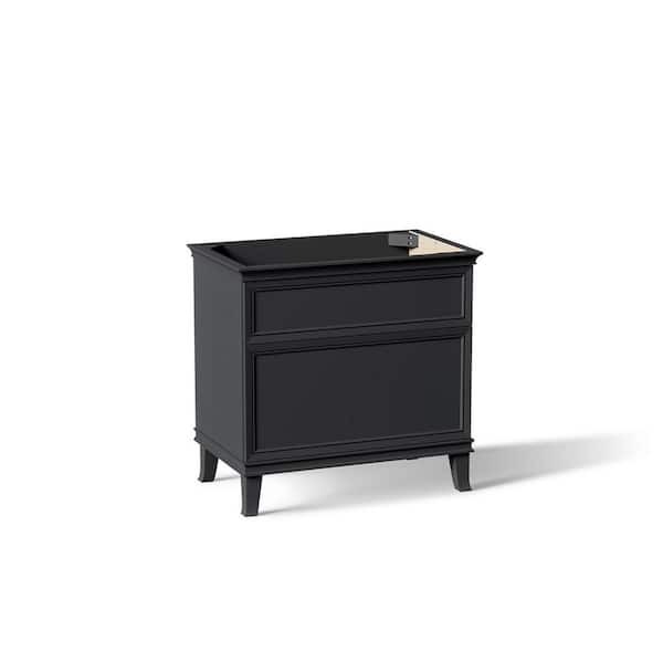 Artifacts 36 in. Single Sink Bathroom Vanity Cabinet without Top in Slate Grey